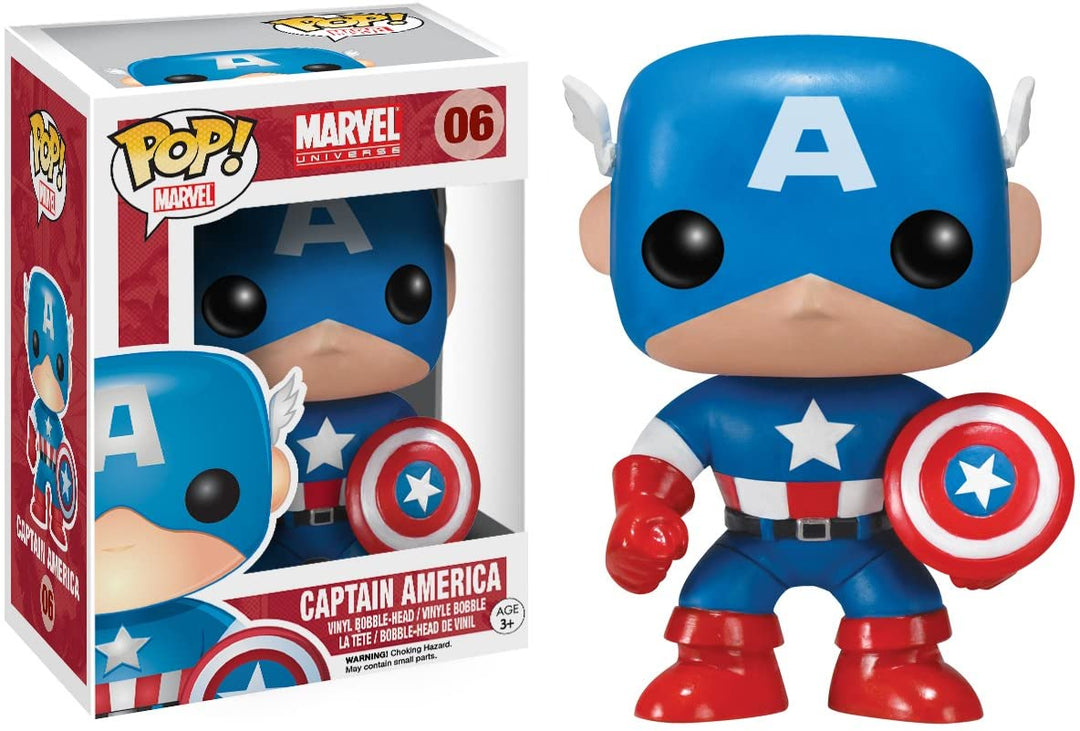 Captain America Marvel Comics 06 Funko Pop! Vinyl Figure