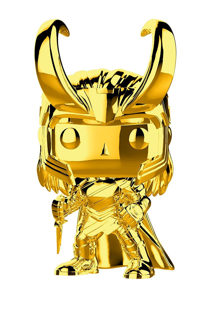 Funko Pop Marvel Marvel Studios 10 - Loki Gold Chrome Collectible Vinyl Figure