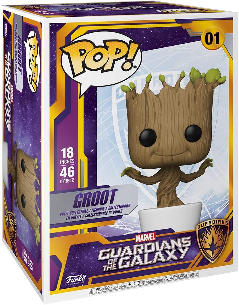 Funko Pop! Marvel: Guardians of The Galaxy - 18" Groot, Super Sized Figure