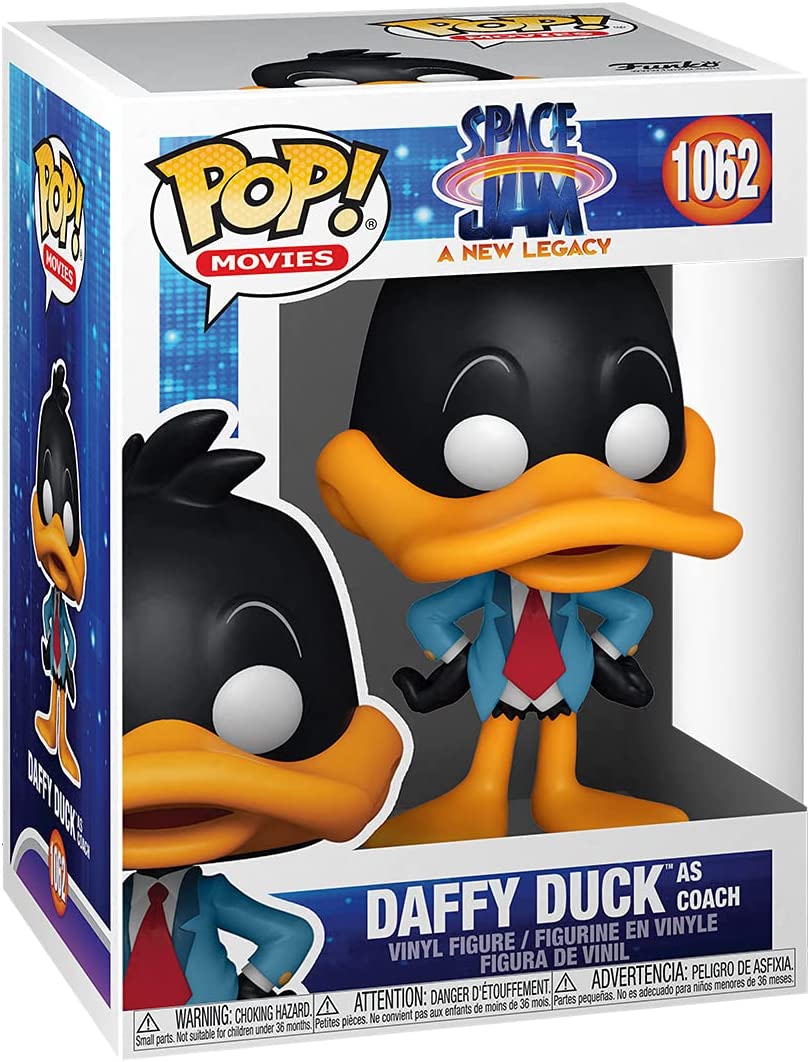 Funko Pop! Movies Space Jam Daffy Duck as Coach Vinyl Figure