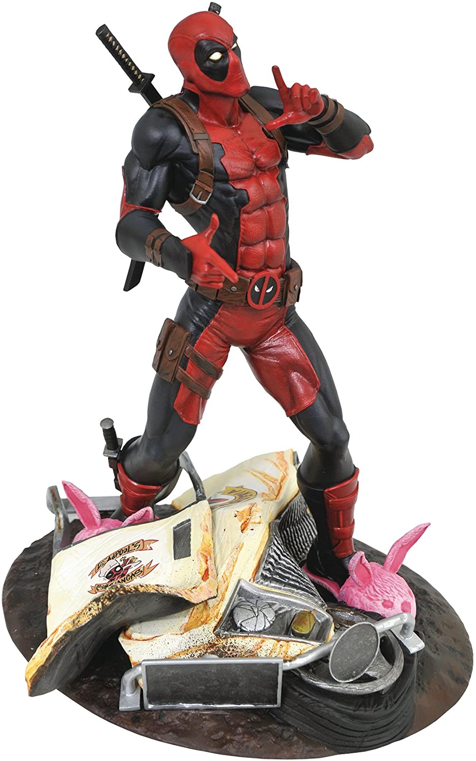 Diamond Select Toys Marvel Gallery: Taco Truck Deadpool PVC Diorama Figure