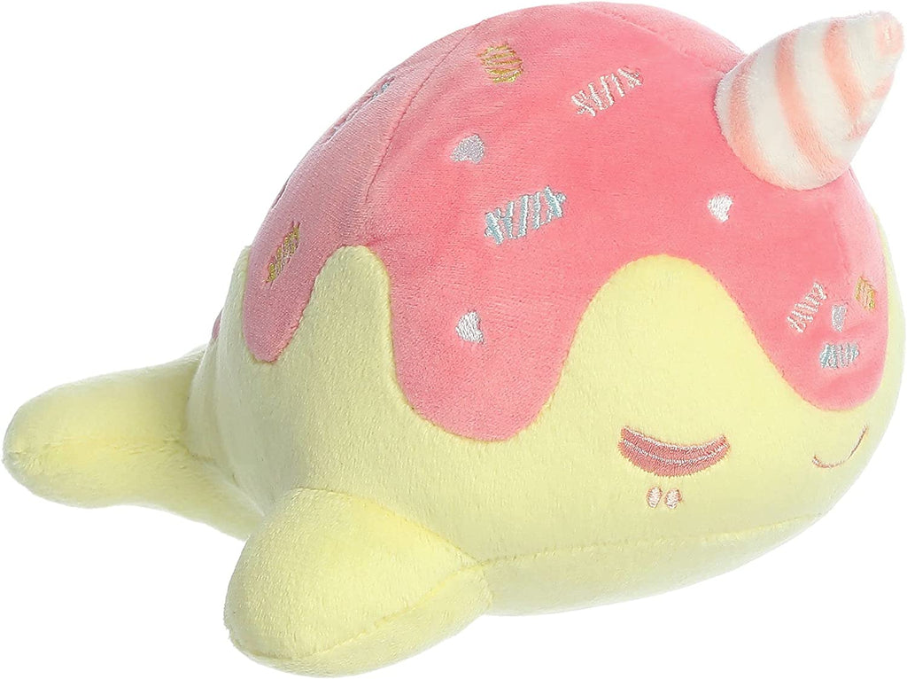 Aurora - Tasty Peach - 7" Bubble Gum Nomwhal Plush