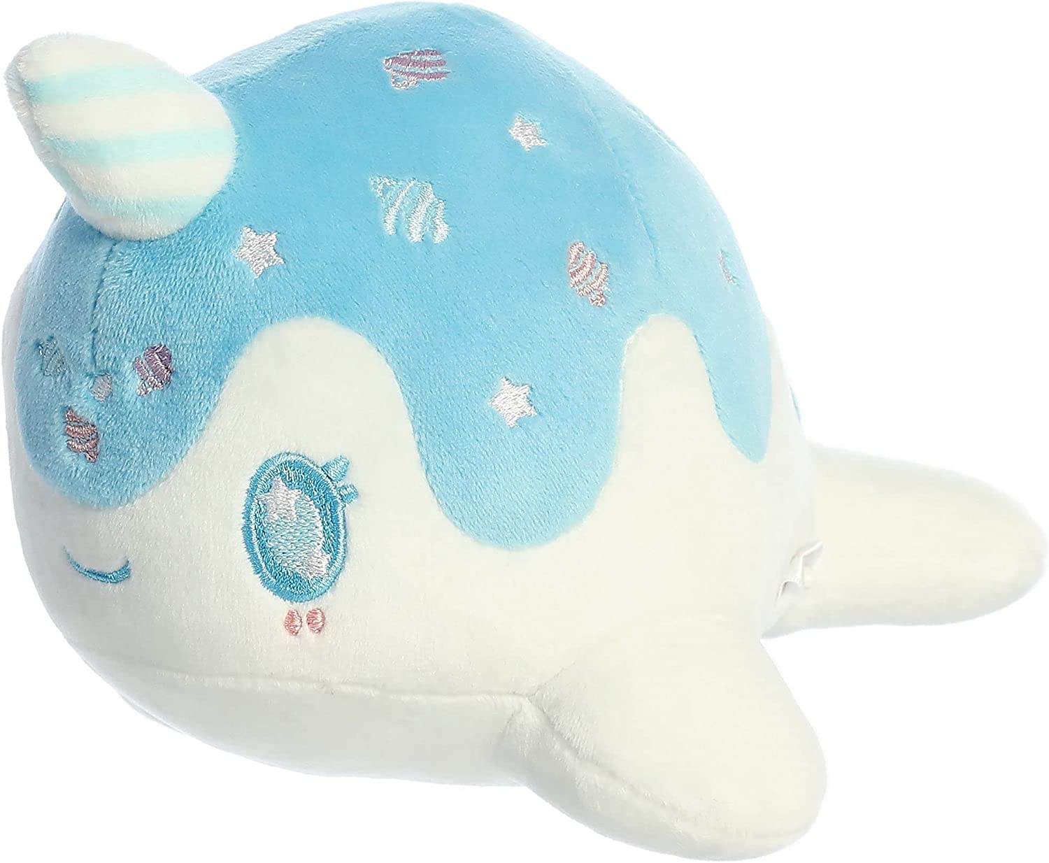 Aurora - Tasty Peach - 7" Blue Raspberry Nomwhal Plush