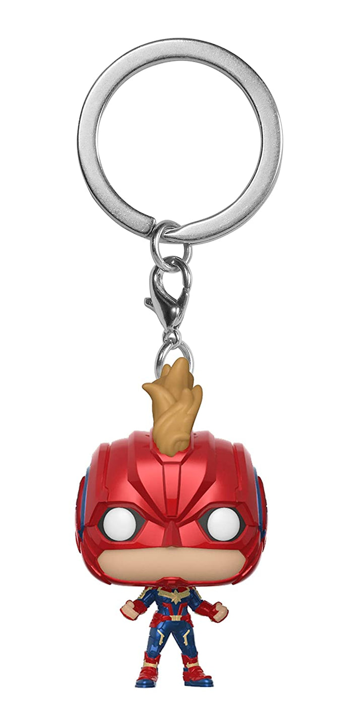 Funko Pop Keychain Marvel Captain Marvel Masked Vinyl Figure