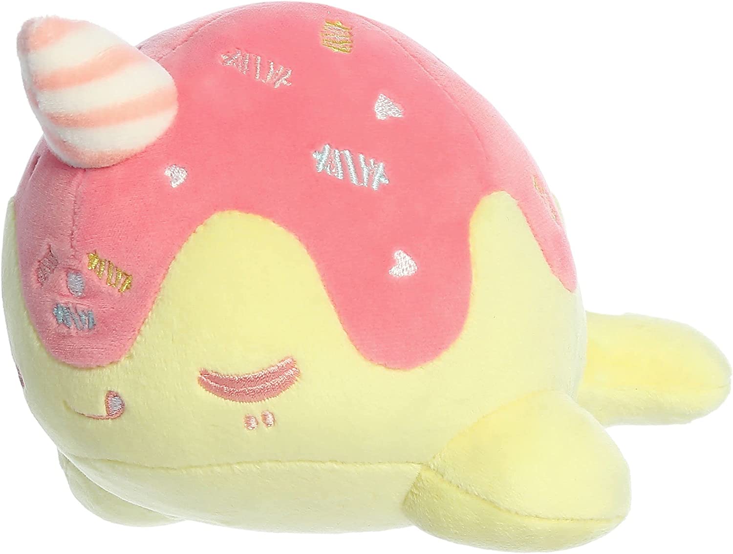 Aurora - Tasty Peach - 7" Bubble Gum Nomwhal Plush