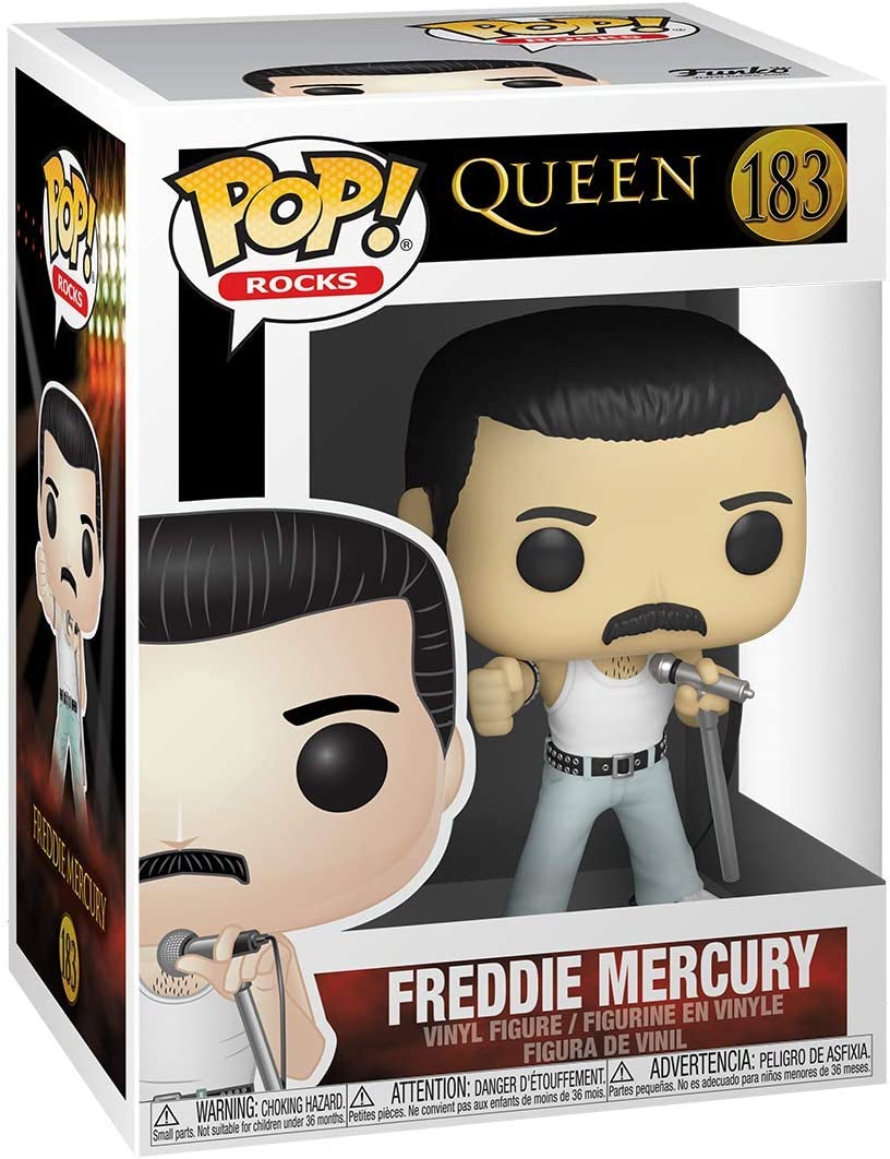 Funko Pop! Rocks: Queen - Freddie Mercury Radio Gaga 1985 Vinyl Figure