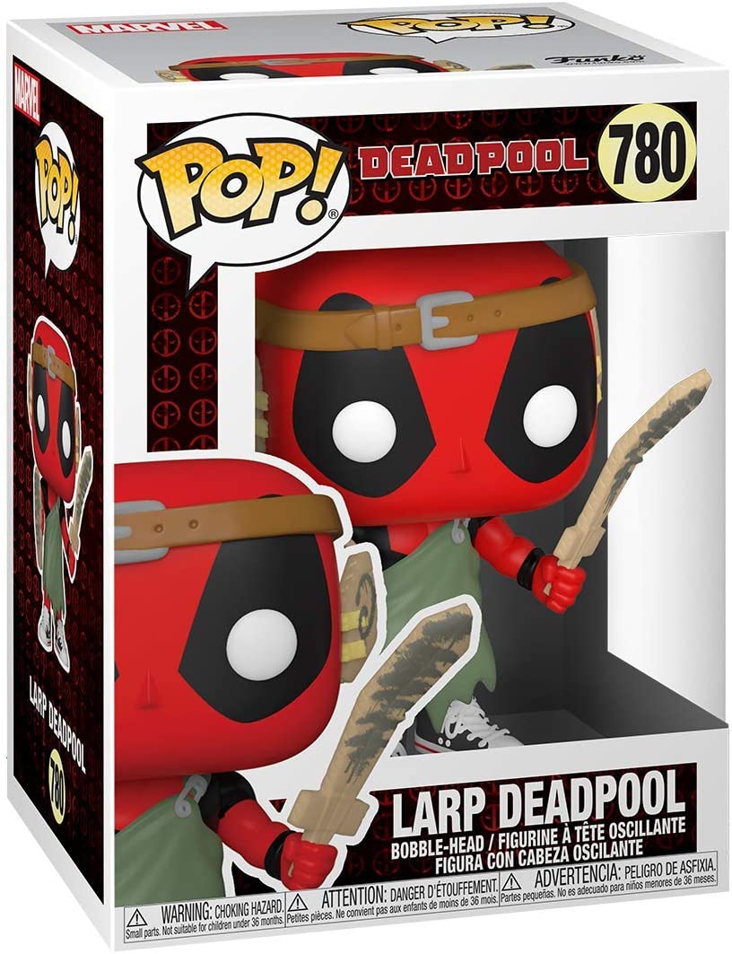 Funko Pop! Marvel: Deadpool 30th - LARP Nerd Deadpool Vinyl Figure