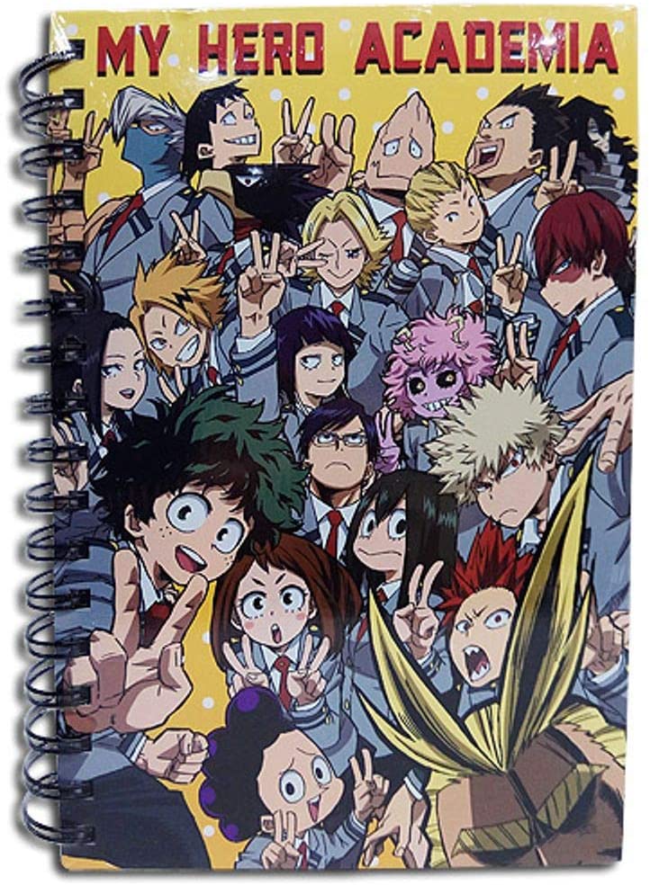 My Hero Academia 1-A Class Anime Hardcover Spiral Notebook