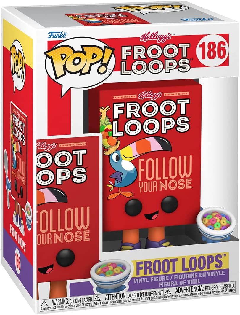 Funko Pop! Kelloggs- Froot Loops Cereal Box Vinyl Figure