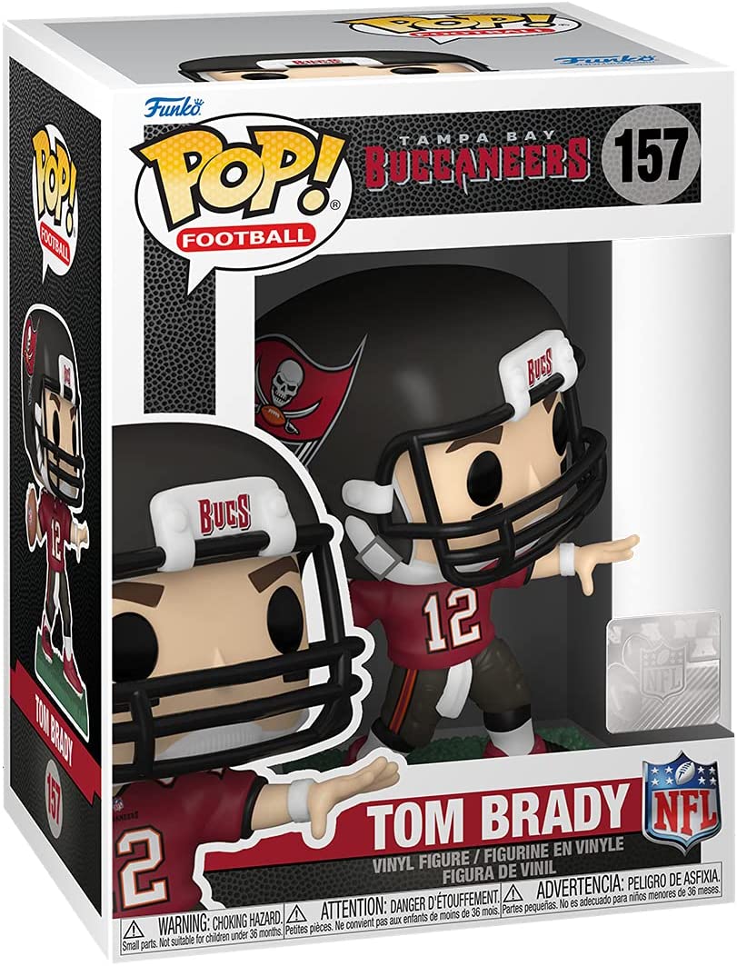 Funko Pop! NFL Buccaneers - Tom Brady Home Uniform Vinyl Figure