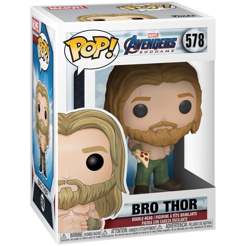 Funko Pop Marvel: Avengers Endgame - Bro Thor With Pizza Vinyl Figure