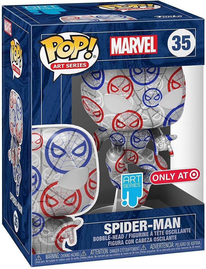 Funko Pop! Artist Series: Marvel Patriotic Age - Spider-Man Exclusive Vinyl Figure