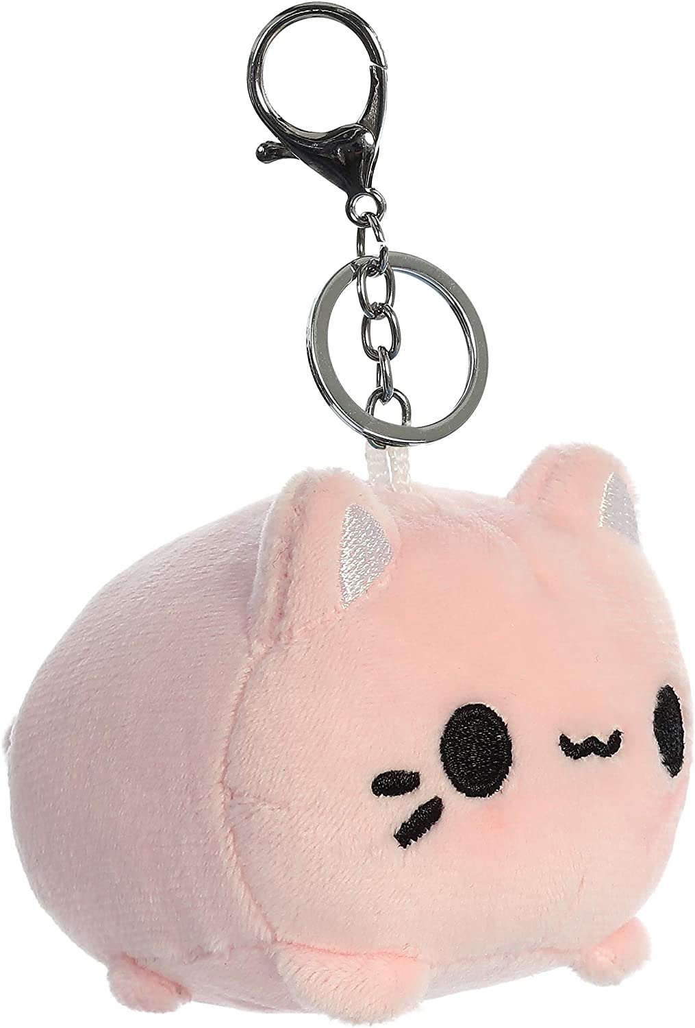 Tasty Peach Aurora 3.5" Strawberry Meowchi Clip-On