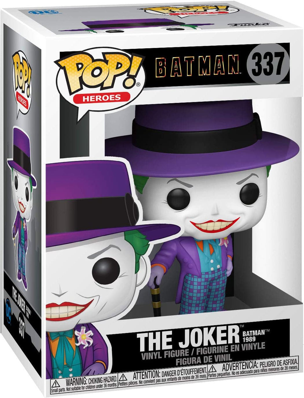 Funko Pop Heroes: Batman 1989 Joker With Hat Vinyl Figure