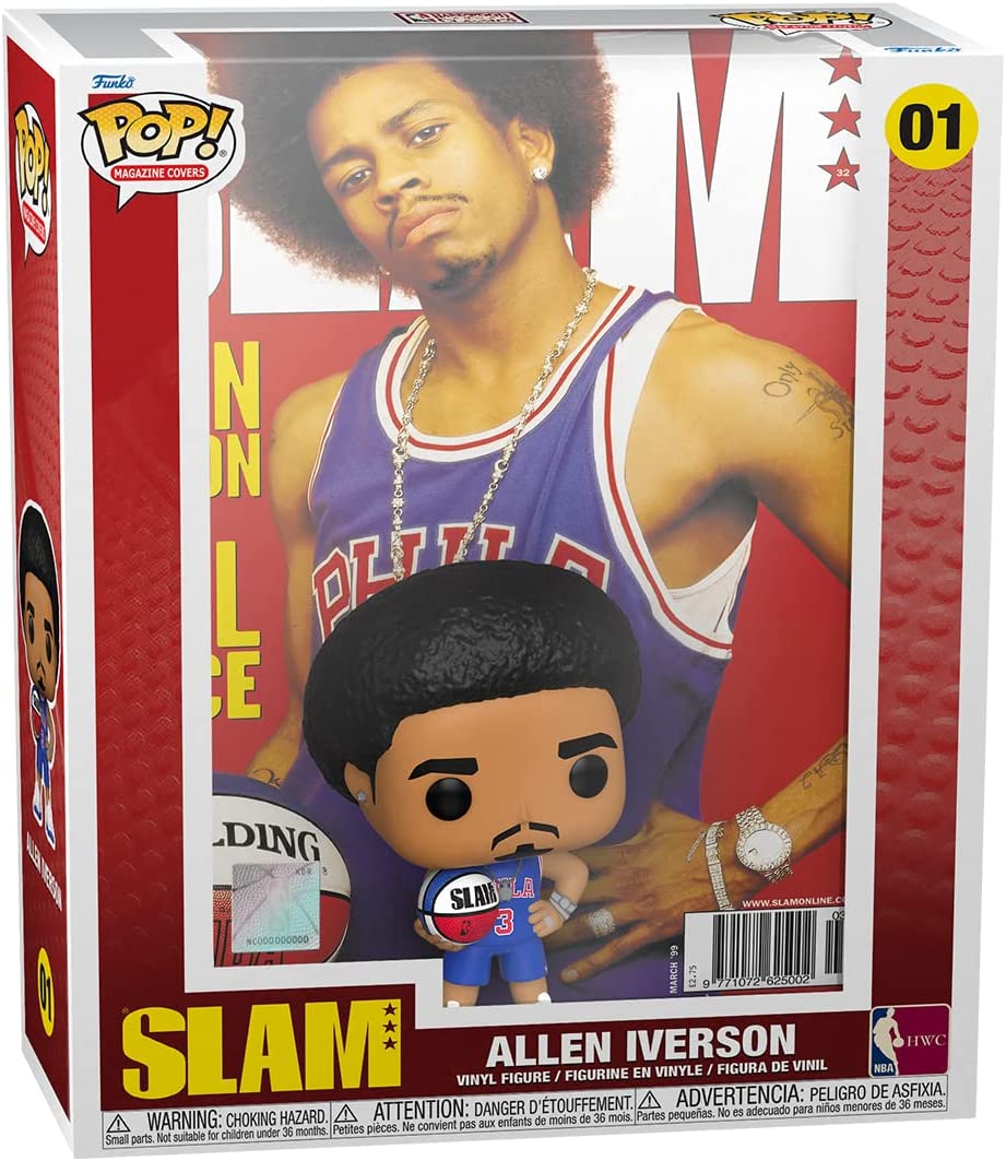 Funko Pop! NBA Cover: SLAM - Allen Iverson Vinyl Figure