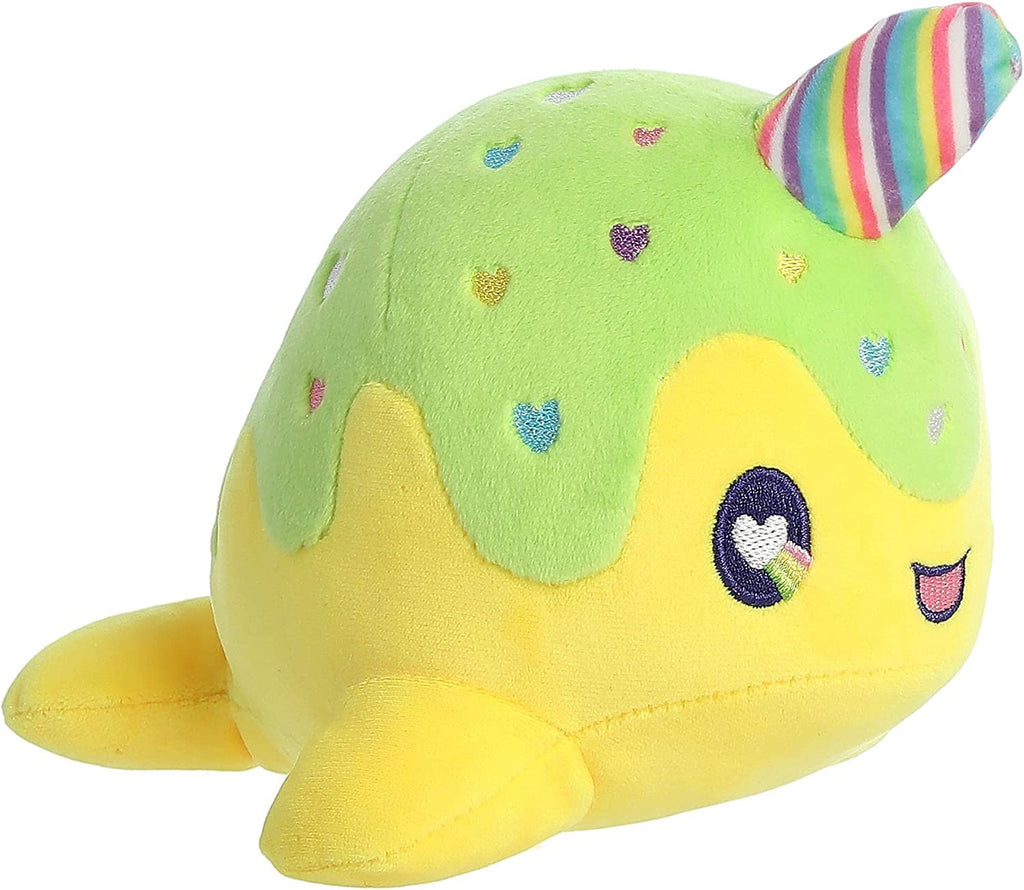 Aurora - Tasty Peach - 7" Neon Lollipop Nomwhal Plush
