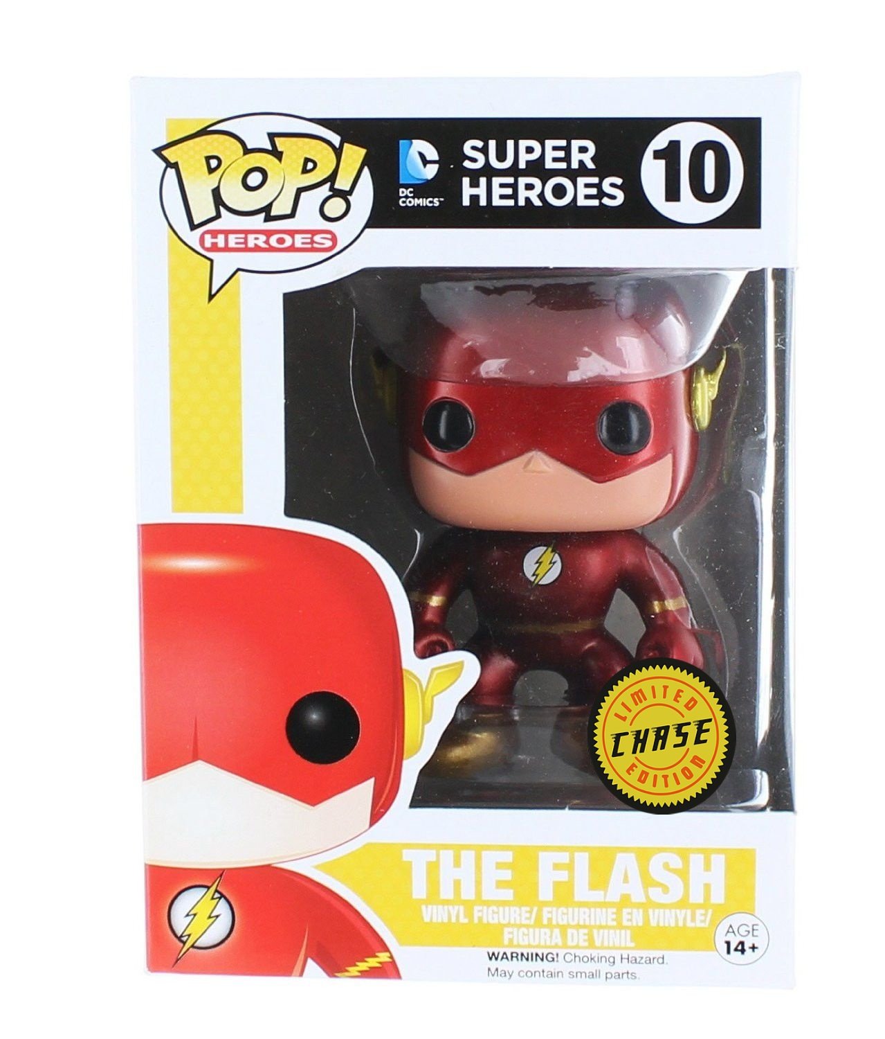 Funko Pop! The Flash Metallic Chase DC Comics Vinyl Figure