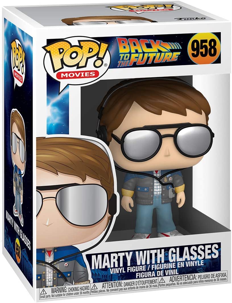 Funko Pop! Movies: Back to The Future - Marty with Glasses Vinyl Figure