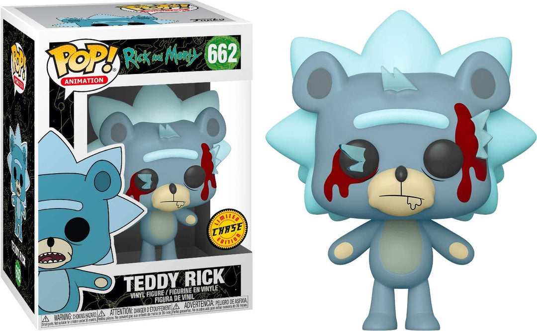 Funko Pop Animation: Rick & Morty - Teddy Rick Chase Vinyl Figure