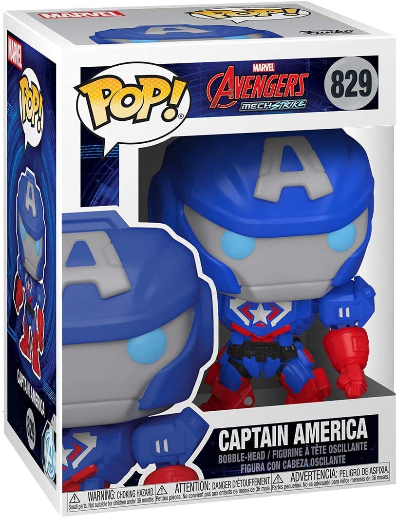 Funko Pop! Marvel: Marvel Mech - Captain America Vinyl Figure