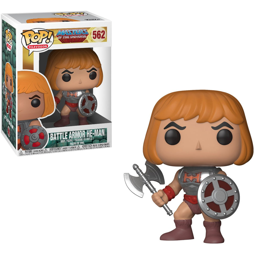 Funko Pop Television Masters Of The Universe Battle Armor He-Man Vinyl Action Figure