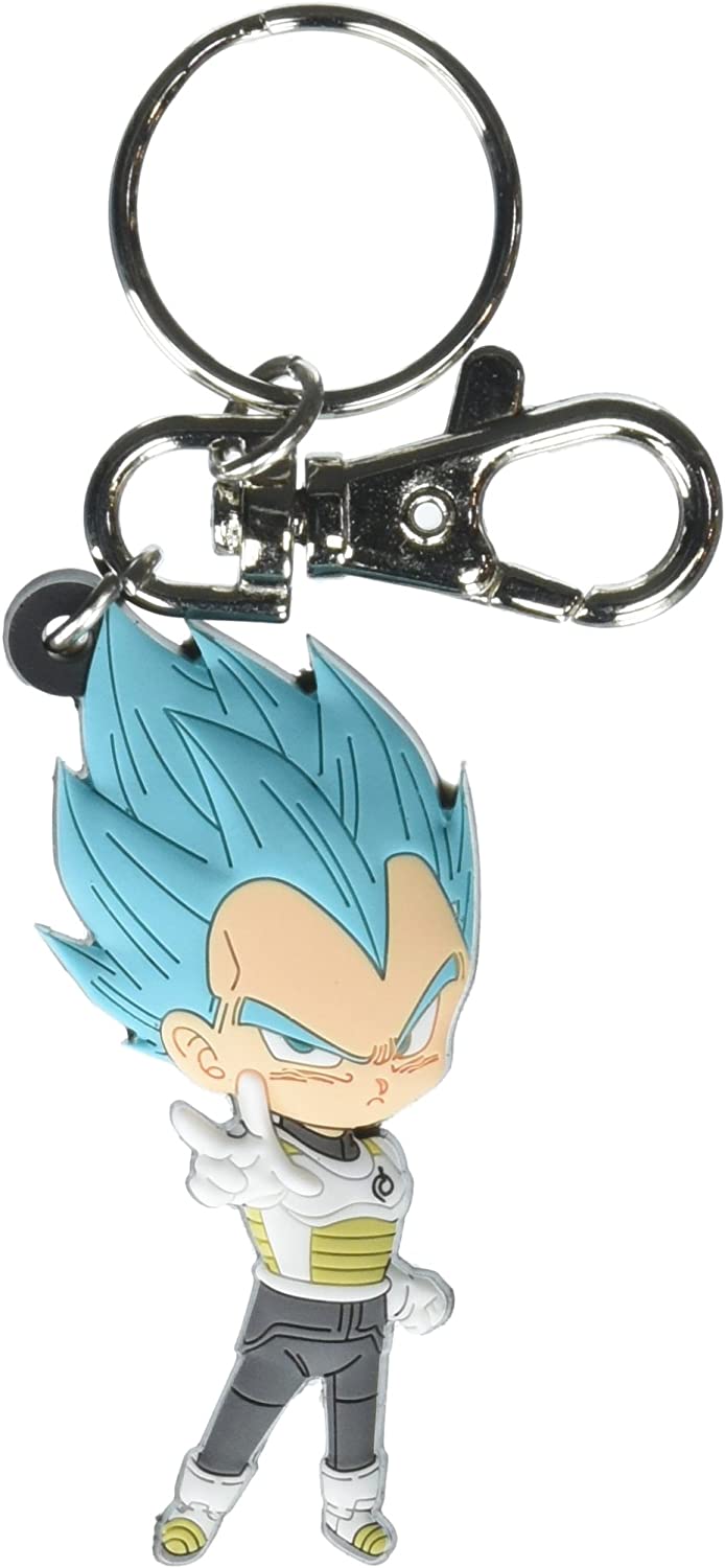 Dragon Ball Super Saiyan Blue Vegeta PVC Keychain Great Eastern Entertainment