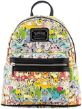Loungefly Pokemon Ombre Womens Double Strap Shoulder Bag Purse