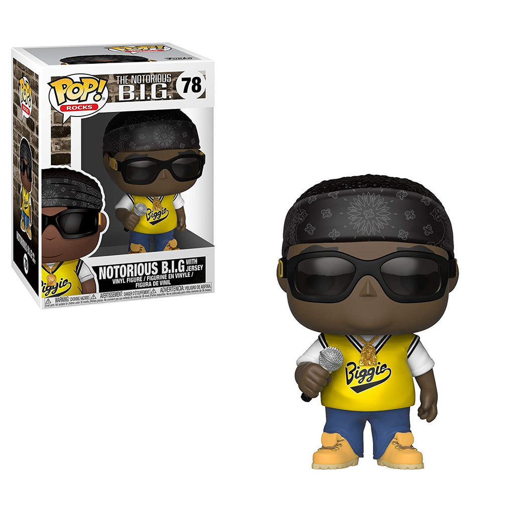 Funko Pop Rocks Notorious B.I.G. in Jersey Vinyl Figure