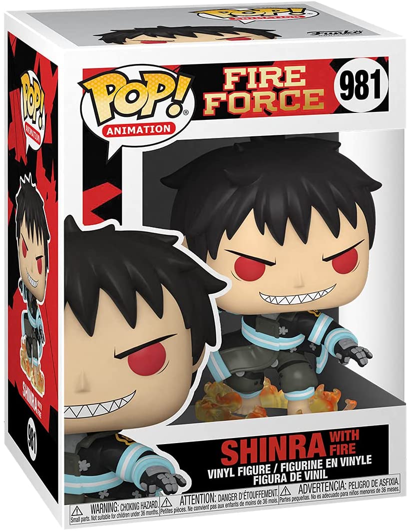 Funko Pop! Animation: Fire Force - Shinra with Fire Vinyl Figure