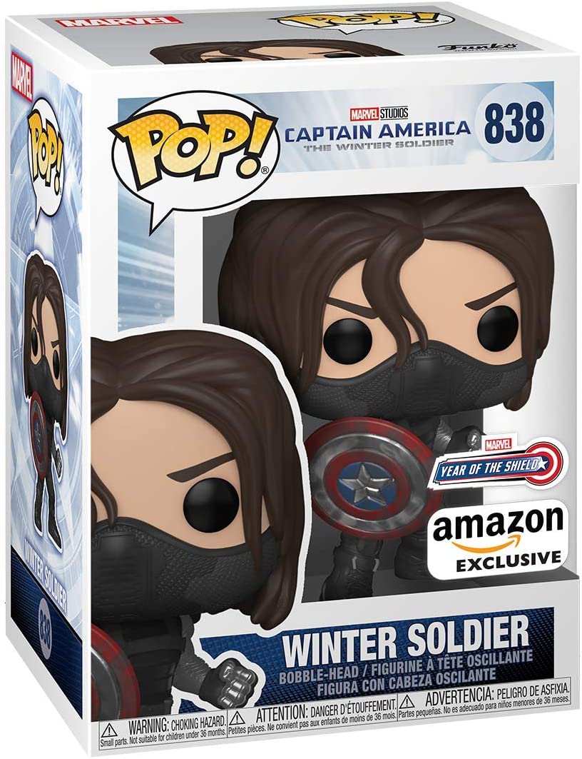 Funko Pop! Marvel: Year of The Shield - The Winter Soldier Exclusive Vinyl Figure