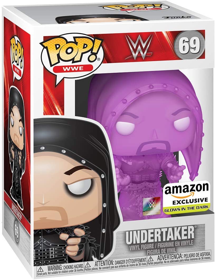 Funko Pop! WWE: Phantom Undertaker Purple Glow in The Dark Exclusive Vinyl Figure