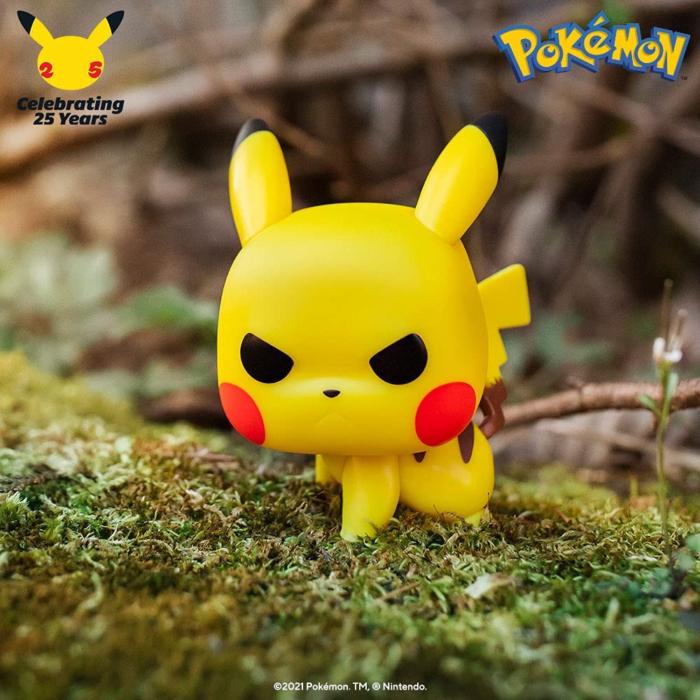 Funko Pop! Games: Pokemon - Pikachu Attack Stance Vinyl Figure