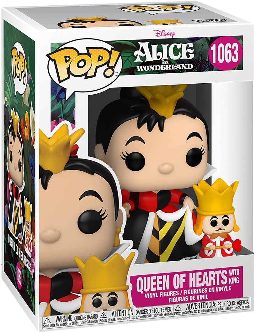 Funko & Buddy Pop! Disney: Alice in Wonderland 70th - Queen with King Vinyl Figure