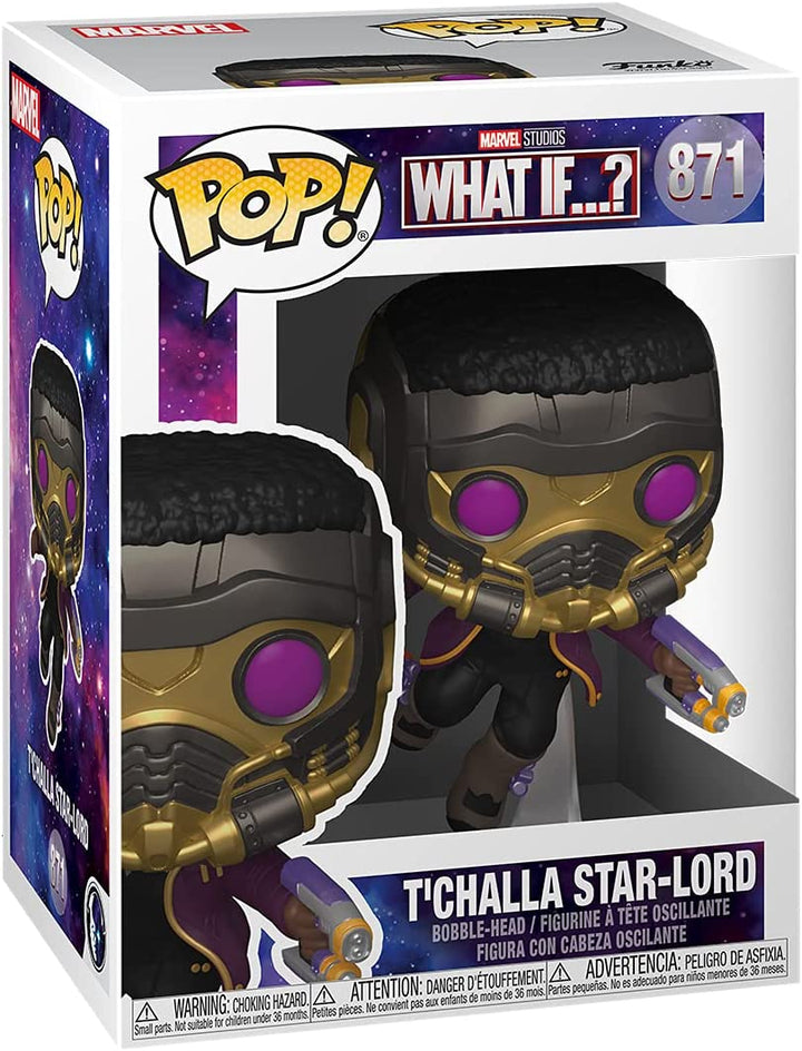Funko Pop! Marvel: What If? - T'Challa Star-Lord Vinyl Figure