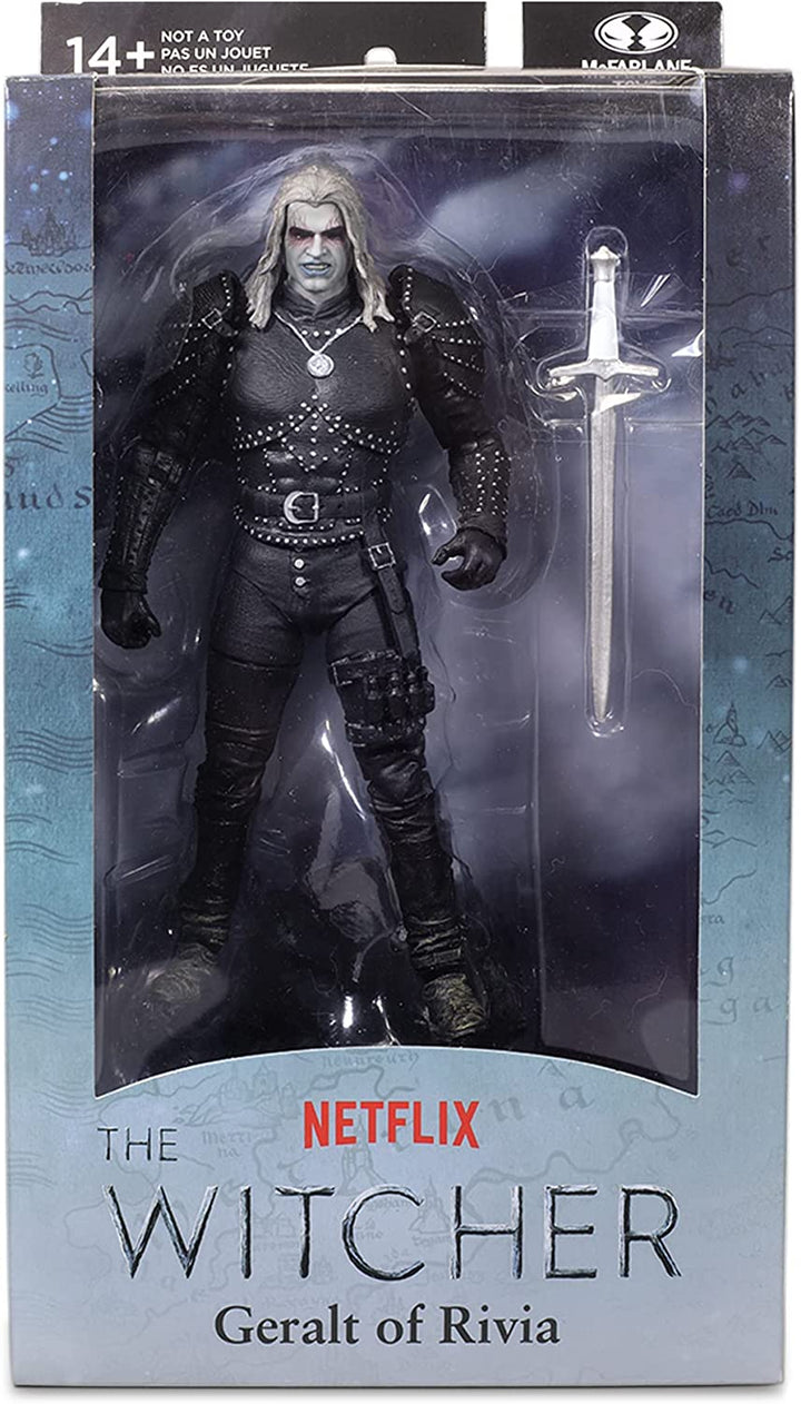 McFarlane Toys Netflix The Witcher Geralt of Rivia Witcher Mode Season 2 7" Action Figure with Accessories