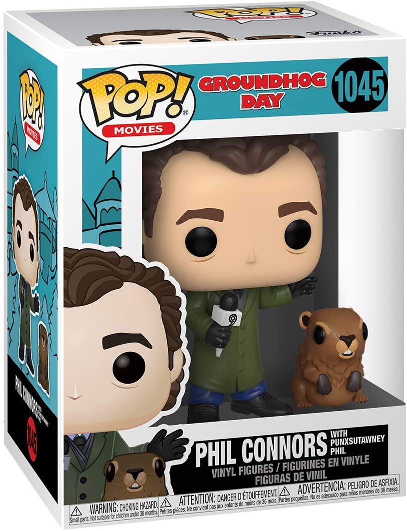 Funko POP & Buddy: Groundhog Day - Phil with Punxsutawney Phil Vinyl Figure