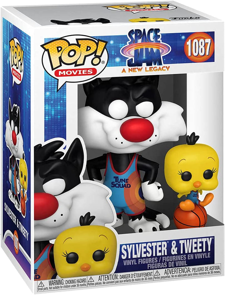 Funko Pop! Space Jam, A New Legacy - Slyvester and Tweety Vinyl Figure