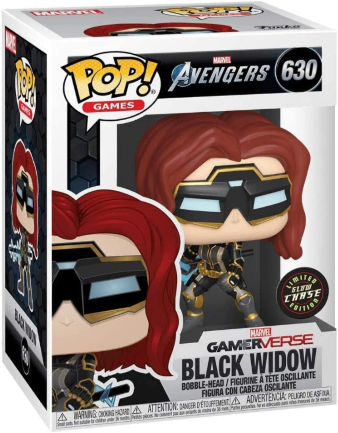 Funko Pop! Marvel: Avengers Game - Black Widow Stark Tech Suit Chase Figure