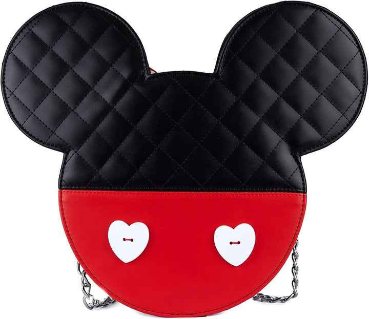 Loungefly Disney Mickey and Minni Valentines Reversible Crossbody Bag Purse