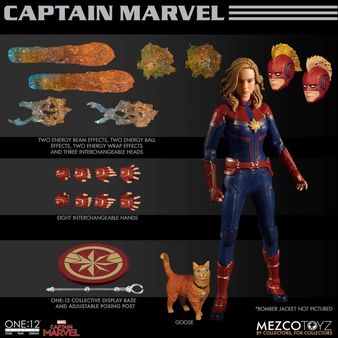 Mezco Captain Marvel Movie One:12 Collective Action Figure