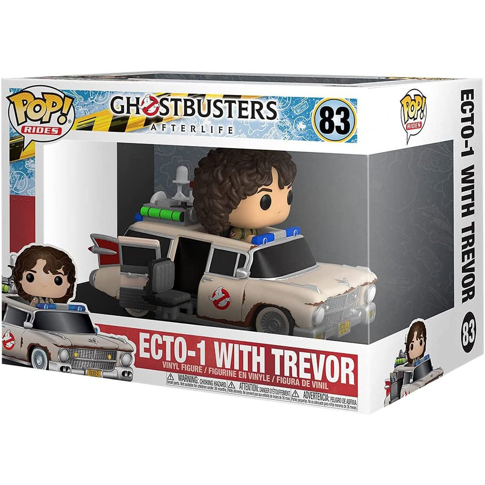 Funko Pop! Ride Movies: Ghostbusters Afterlife - Ecto 1 with Trevor Vinyl Figure