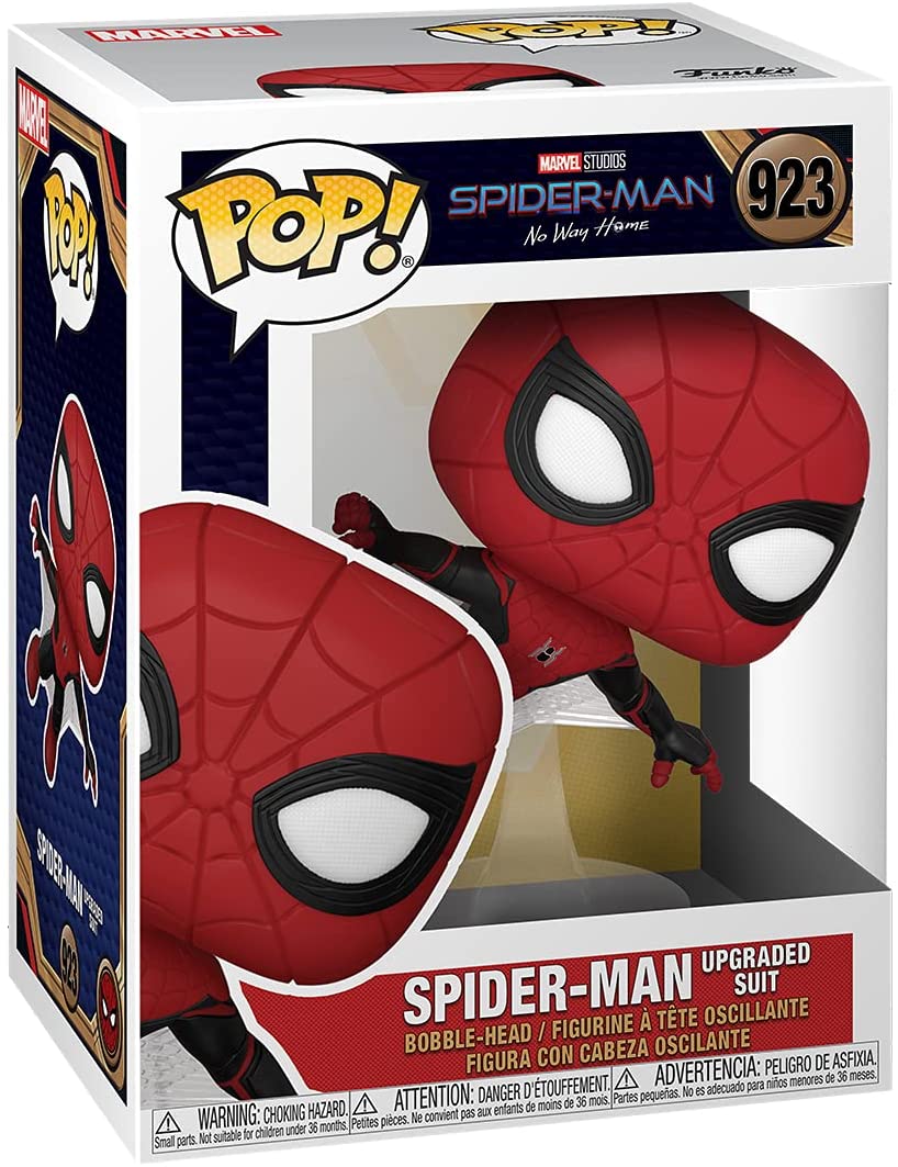 Funko Pop! Marvel: Spider-Man No Way Home - Spider-Man in Upgraded Suit Vinyl Figure