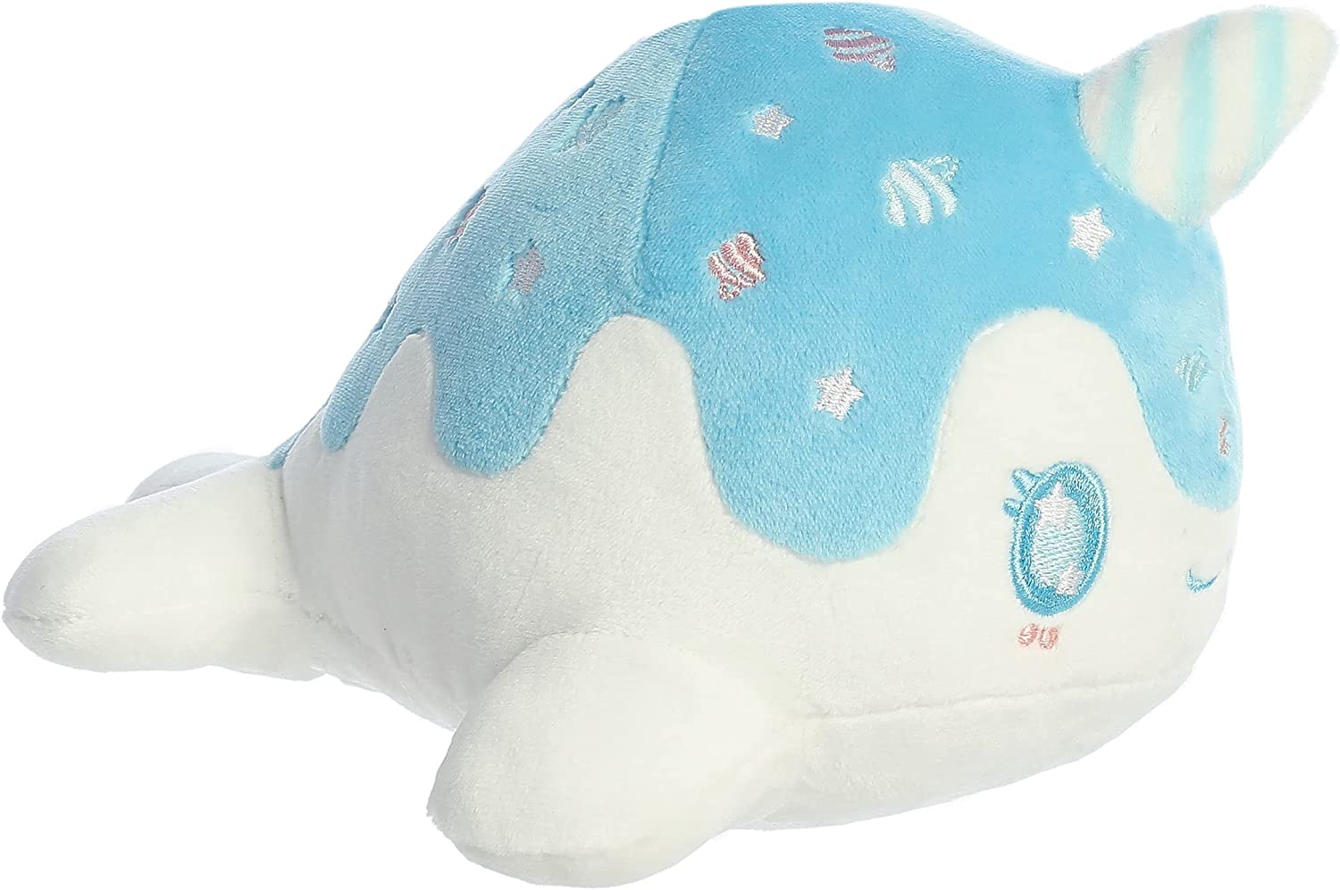 Aurora - Tasty Peach - 7" Blue Raspberry Nomwhal Plush