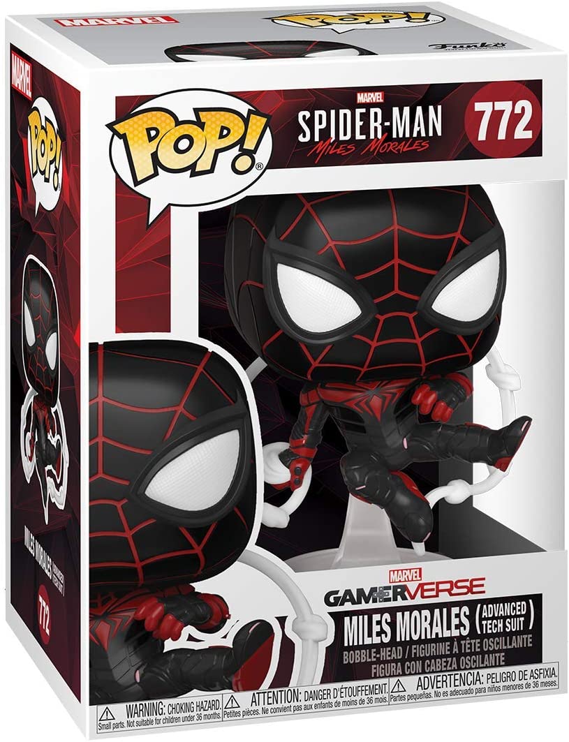 Funko Pop! Marvel Spider-Man: Miles Morales - Miles Advanced Tech Suit Vinyl Figure