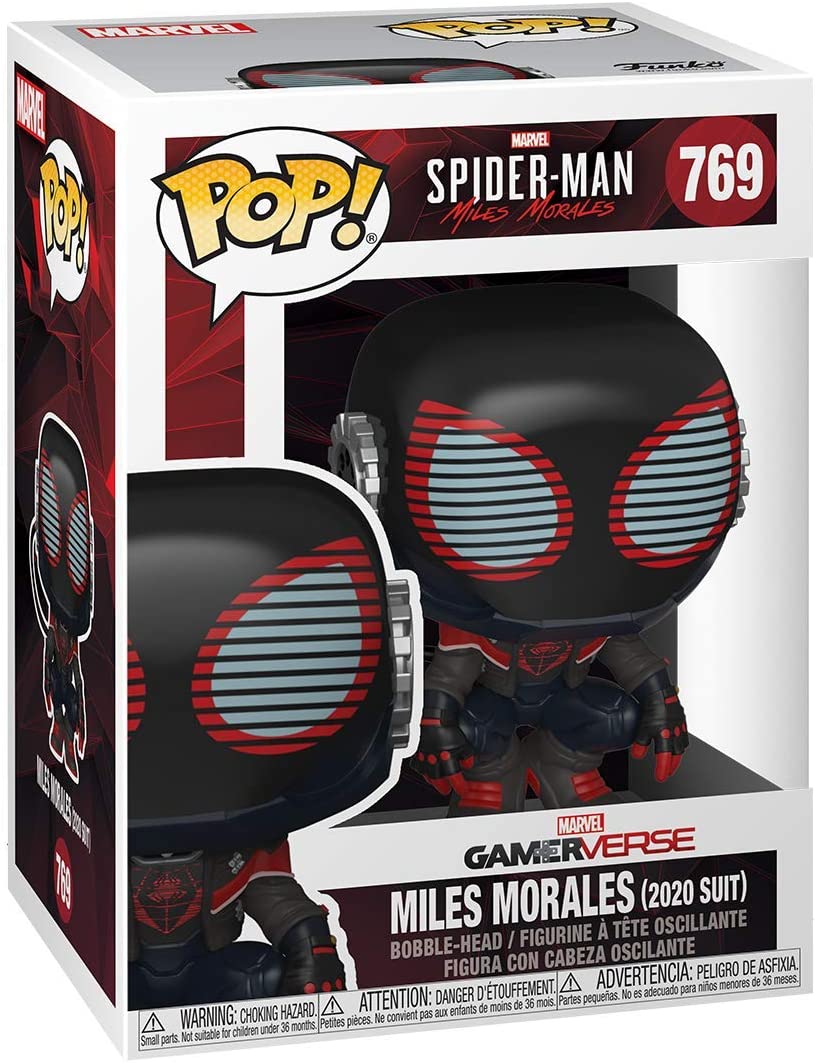 Funko Pop! Games Marvel Spider-Man Miles Morales Miles 2020 Suit Vinyl Figure