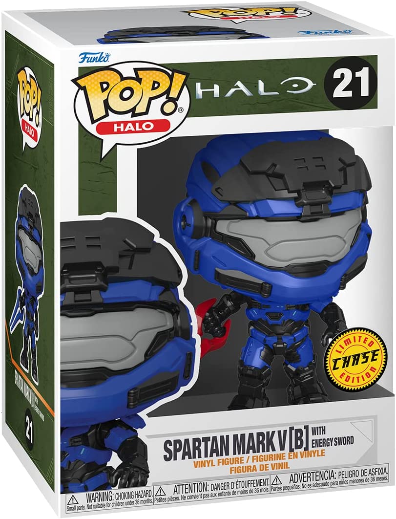 Funko Pop! Games: Halo Infinite - Spartan Mark V B With Red Energy Sword Chase