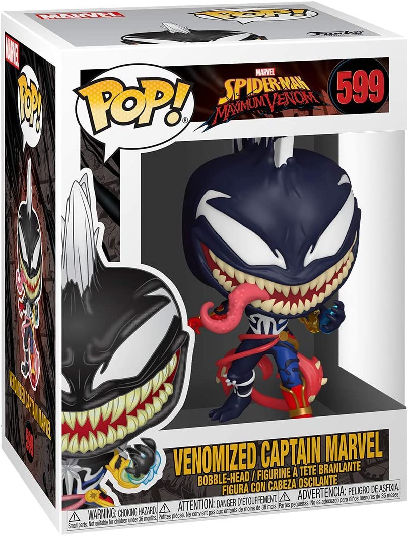 Funko Pop Marvel: Marvel Venom - Captain Marvel Vinyl Figure