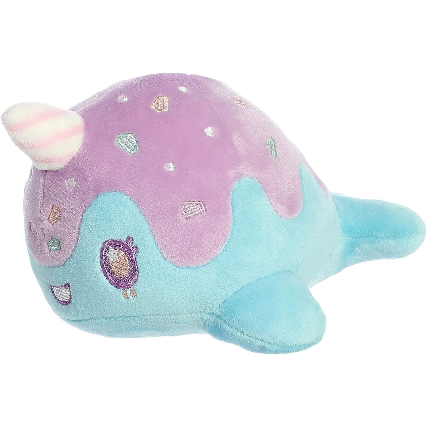Aurora - Tasty Peach - 7" Birthday Cake Nomwhal Plush