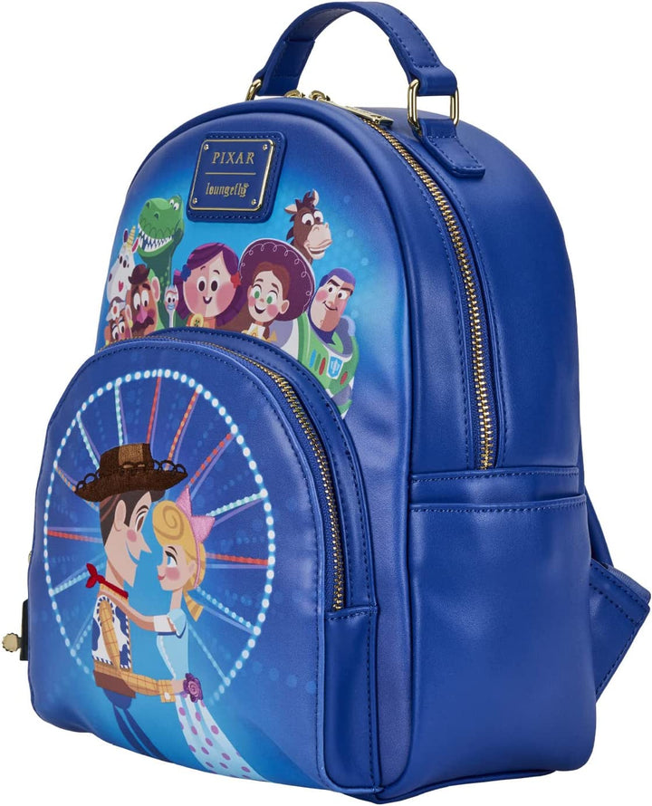 Loungefly Disney Pixar Moment Toy Story Woody Bo Peep Womens Double Strap Shoulder Bag Purse Backpack