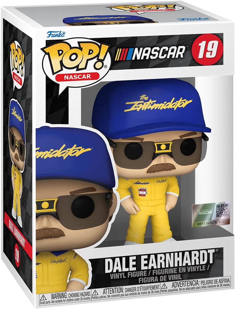 Funko Pop! NASCAR: Dale Earnhardt Sr. Yellow Wranglers Uniform Vinyl Figure